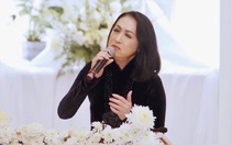 Ý Lan hát tưởng nhớ Đức Tiến tại Mỹ: Hôm nay chị mặc áo dài hát cho em nghe lần cuối