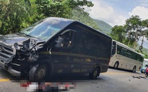 Xe khách lấn làn, tông chết du khách trên đèo Bảo Lộc