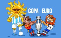 Copa - Euro: Kết thúc bữa tiệc bóng đá, ai về giường người nấy
