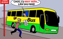 Người già bị xe buýt ngó lơ