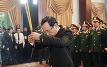 Lễ viếng Tổng bí thư Nguyễn Phú Trọng tại Hội trường Thống Nhất: Nhớ nhà lãnh đạo đức độ, tài năng