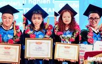 Bốn thủ khoa tốt nghiệp điểm tuyệt đối Trường đại học Kinh tế quốc dân