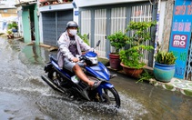 Hẻm ở quận Bình Tân ngập nước nửa tháng chưa rút, phường huy động máy bơm xử lý