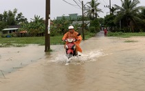 Mưa lớn, vùng núi Đà Nẵng ngập lụt, đất đá tràn xuống đường