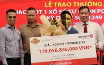 Thầy giáo ở Đà Nẵng trúng vé số độc đắc của Vietlott hơn 179 tỉ đồng