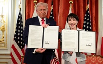 Ông Trump ký thỏa thuận đất hiếm với Nhật Bản, được bà Takaichi đề cử Nobel Hòa bình