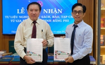 Tiếp nhận hơn 200 tư liệu hát bội quý của NSND Đinh Bằng Phi nhân Ngày giỗ tổ sân khấu
