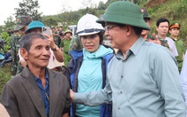 Phó thủ tướng Hồ Quốc Dũng: Quảng Ngãi lo cho dân vùng lũ, khẩn trương thông tuyến