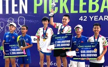 Em trai Vinh Hiển tỏa sáng ở giải pickleball nhí