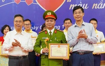 Thiếu tá công an 61 lần hiến tiểu cầu và chạy xe '0 đồng' giúp bệnh nhân nghèo