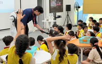 Học sinh tiểu học tìm hiểu về AI tại Khu công nghệ cao TP.HCM
