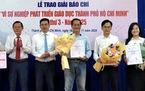 Báo Tuổi Trẻ đoạt giải nhì viết về giáo dục TP.HCM 2025