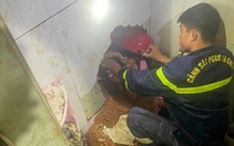 Cứu hộ hỏa tốc đào đất giải cứu thành công bé gái 8 tuổi bị vùi lấp trong sạt lở