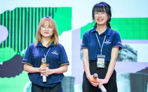 2 nữ sinh ngành dược Đại học Phenikaa tại Green Voices: 'Muốn làm rõ hiểu lầm về cháy nổ xe điện'