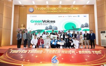 Sinh viên thi hùng biện Green Voices: 'Người dùng không phải lo ngại về xe điện'