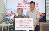 Hội Tương trợ và hợp tác Đức - Việt ủng hộ 521 triệu đồng đến đồng bào bị thiệt hại do bão lũ