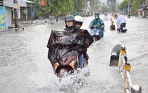 Đường Nguyễn Văn Khối, Lê Văn Thọ ngập nặng, dân đắp bao cát 'không ăn thua'