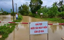 Mưa lớn làm ngập một số khu vực Phú Yên cũ