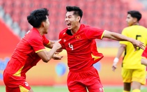 U22 Việt Nam chiếm ngôi đầu bảng B môn bóng đá nam SEA Games 33