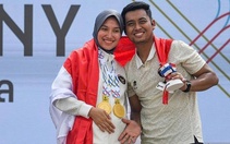 Xạ thủ Indonesia ‘giấu bầu’ 4 tháng giành 2 HCV SEA Games 33