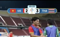 Thái Lan ghi nhầm tỉ số, tưởng đội nhà ghi bàn dẫn trước U22 Việt Nam 3-2