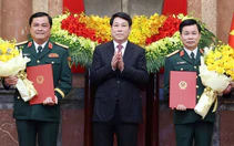 Trung tướng Đỗ Xuân Tụng, Đỗ Văn Bảnh được thăng quân hàm Thượng tướng