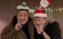 G-DRAGON đón Giáng sinh với Ma Dong Seok, fan bảo 'nhìn cứ tưởng AI'