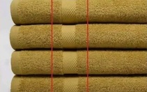 Giải đáp tranh luận vì sao có các đường dệt này trên khăn tắm