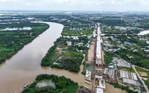 14,7km cầu cạn vành đai 3 TP.HCM chậm tiến độ 'vì mưa bão'