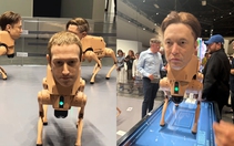 Robot mặt Elon Musk mang thân hình... chó gây sốt