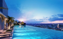 Chiêm ngưỡng cặp hồ bơi vô cực trên tầng 40 dự án The Gió Riverside
