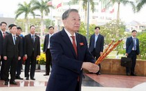 Tổng Bí thư Tô Lâm dâng hương tưởng niệm các Anh hùng liệt sĩ tại Đài tưởng niệm thành phố Đà Nẵng
