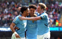 Bị dẫn trước hai bàn, Man City ngược dòng thắng Crystal Palace 5-2