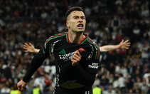 Arsenal đánh bại Real Madrid ở cả 2 lượt trận tứ kết Champions League