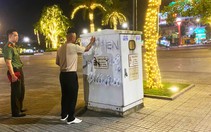 Xử phạt người đàn ông phun sơn quảng cáo 'khỏi hen suyễn 100%' lên cả biển giao thông