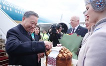Sân bay Belarus rực rỡ quốc kỳ chào đón Tổng Bí thư Tô Lâm
