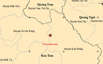 Quảng Nam và Kon Tum xảy ra liên tiếp 13 trận động đất