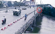Cô giáo dũng cảm lao xuống dòng nước xiết cứu nữ sinh nhảy cầu