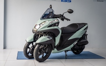 Yamaha Tricity 155 dáng lạ về Việt Nam, phanh đỗ như ô tô, giá quy đổi trên trăm triệu
