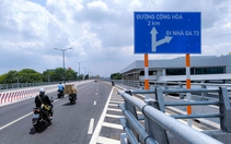 Sau nửa tháng thông xe, đường nối Trần Quốc Hoàn - Cộng Hòa 'giảm nhiệt' cho cửa ngõ sân bay