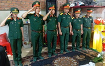 Thăm hỏi gia đình đại úy xả thân cứu 3 trẻ bị đuối nước ở Bình Định