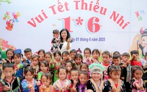 Phu nhân Ngô Phương Ly và Tết thiếu nhi đặc biệt ở vùng biên
