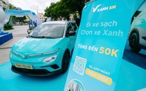Đến ngày hội Ting ting day: Đi taxi điện Xanh SM không cần ví, chỉ cần chạm