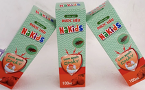 Tới lượt thu hồi toàn quốc 'dầu gội dược liệu Nakids làm sạch chấy'