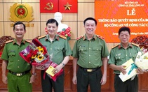 Hai phó giám đốc Công an Long An nhận nhiệm vụ phó cục trưởng thuộc Bộ Công an