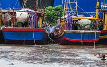 Ven biển Hưng Yên bắt đầu mưa lớn, người dân 'nín thở' chờ bão số 3 Wipha
