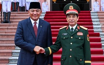 Đại tướng Phan Văn Giang hội đàm với Bộ trưởng Bộ Quốc phòng Indonesia