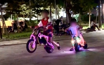 Đà Nẵng: Buộc dừng kinh doanh xe điện trẻ em không phép tại công viên