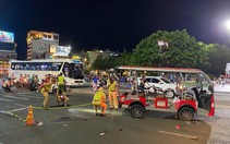 Xe điện du lịch tại Quy Nhơn tông 3 người đi bộ, 1 người chết