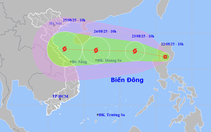 Bão số 5 có thể càng đi càng mạnh, giật cấp 14, mưa 600mm